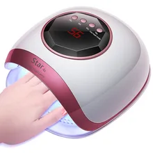 Горячие 72 Вт Светодиодный УФ лампа для ногтей Сушилка Маникюр Педикюр Авто Датчик льда лампы для лечения всех гель-лаков с таймером шоу