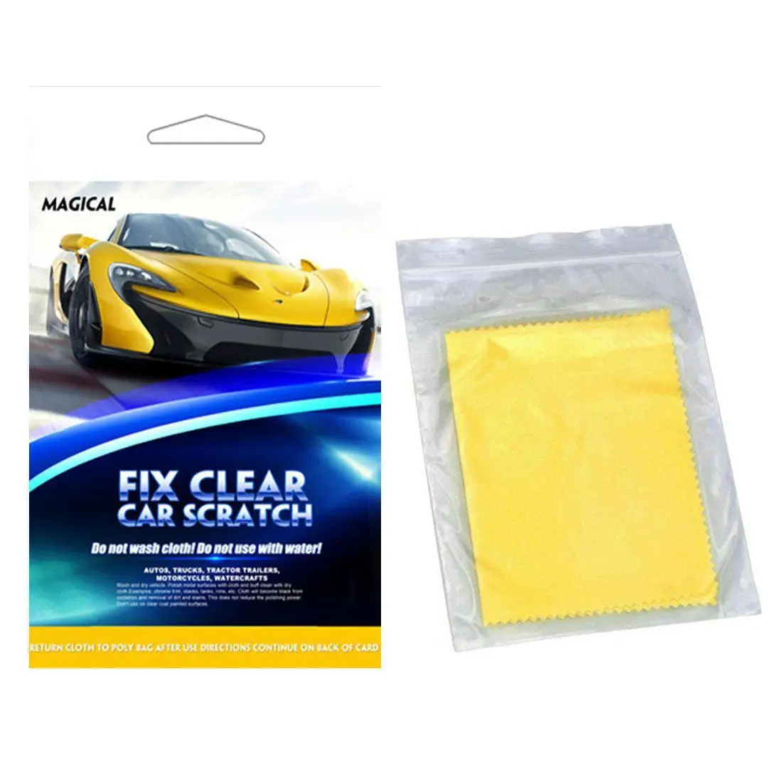 Magic repair remove car scratch repair cloth paint scratch unworn
