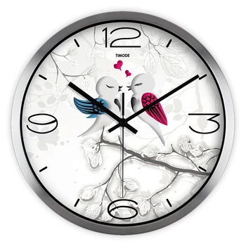 

New Quartz Wall Clock Kids Bedroom Mute Custom Montre Murale Country Style Decorative Wall Clock Household Products 7DN08