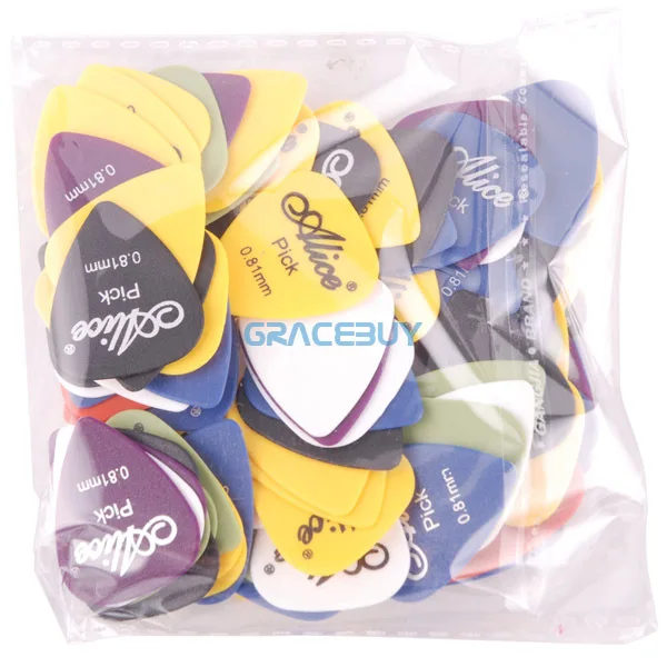 Alice 100pcs Single/ Multi Thickness Guitar Picks Plectrum Assorted Colors Guitarra Puas Palheta Musical Instrument 28 Alice 100pcs Single/ Multi Thickness Guitar Picks Plectrum Assorted Colors Guitarra Puas Palheta Musical Instrument 28