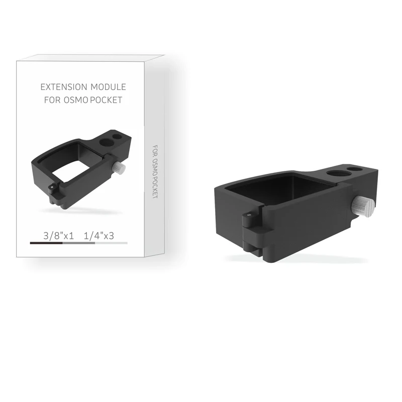 OSMO Pocket Extended bracket 14 38 crew hole Adapter  for DJI OSMO Pocket gimbal Camera Accessories  1 (5)