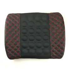 12V электрический автомобиль массажный Поясничный Подушка автомобильное сиденье спинка Расслабляющая поясничная подушка