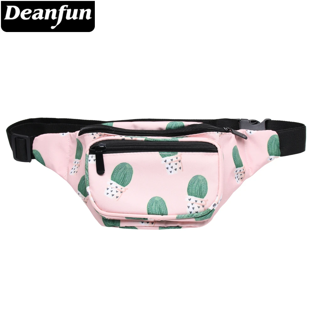 Deanfun للماء الصبار الخصر حزمة للنساء فاني حزم نمط محفظة تربط حول الخصر الفتيات حزام نقود السفر الهاتف المحمول أكياس DYB1
