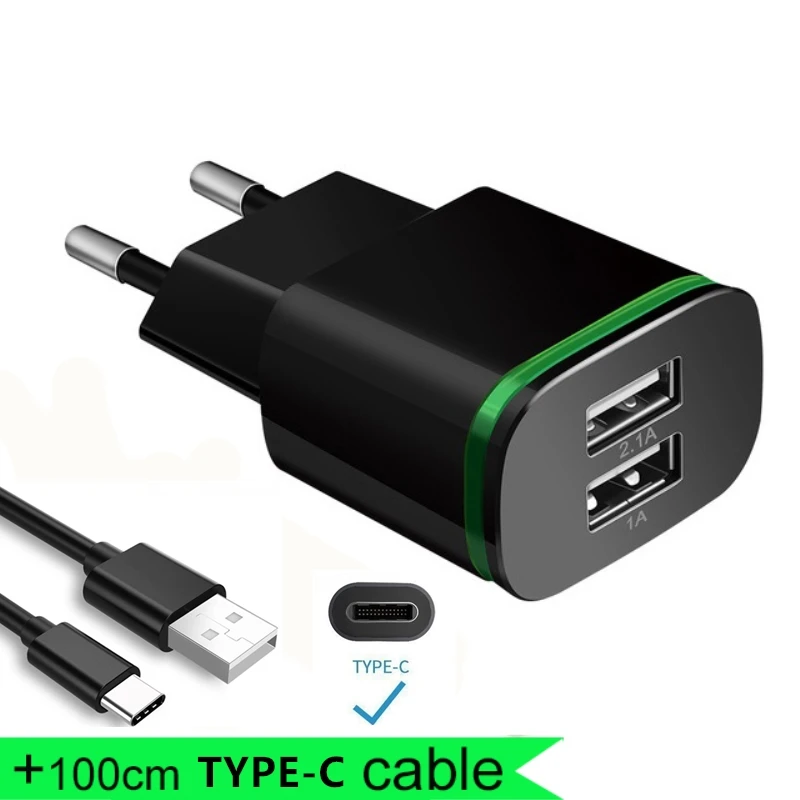 USB C 5 в 2A EU Plug USB быстрое зарядное устройство для мобильного телефона настенная Зарядка для xiaomi pocophone f1 mi A1 A2 Lite A3 Google PIXEL 2/PIXEL XL