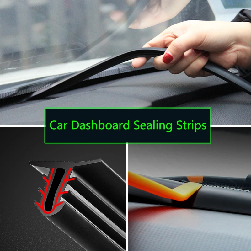 

Car Stickers Dashboard Sealing Strips goods For Mitsubishi Asx Lancer 10 Outlander Pajero Sport L200 Colt Carisma Galant Grandis