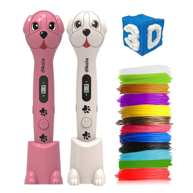 Best Price Dikale 3D Printing Pen New Generation 3D Scribble Pen Lapiz 3D Printer Pencil Canetas Christmas Presente Criativo Birthday Gift