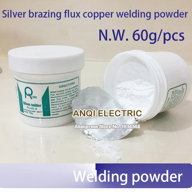 

N.W. 60g the flame brazing welding flux soldering and brazing powder Silver Copper Brass iron Refrigerator,air conditioner borax