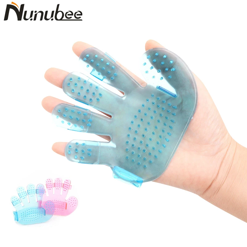 Nunubee 1 шт. стрижка кошек и собак Массажная щетка для душа расческа в форме руки