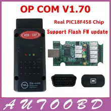 New !! OP Com V1.70 with PIC18F458 Chip Auto Diagnostic Interface OPCom obd2 for Opel V1.70 Opel Op-com Support Flash FW Update