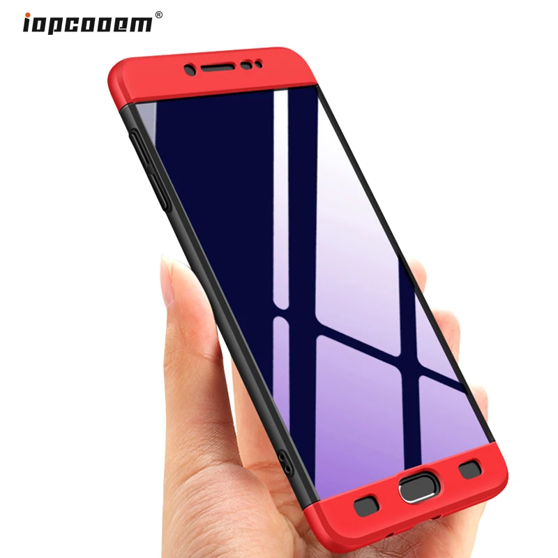 

360 Full Protection Case Luxury For Samsung C9 Pro 3 in 1 Matte Hybrid Protective Cover For Samsung c9 Pro Coque