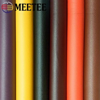 

Meetee 50x137cm 0.5mm Thick Self-adhesive PU Synthetic Leather Fax Fabric for Sofa Patch Repair Refurbished Handbag Soft Fabric
