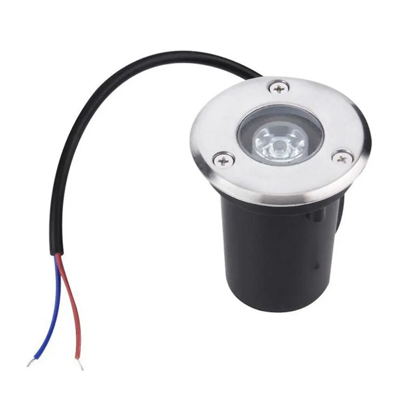 Koop Outdoor 3 W 12 V Led ondergrondse licht RGB IP68 Begraven verzonken vloerlamp AC85 265V Yard Landschap Ingegraven Verlichting warm