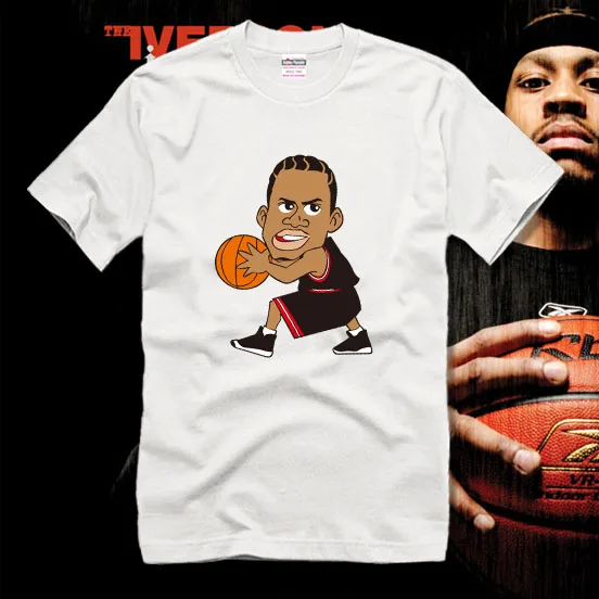 The Answer of Philla T-shirt short-sleeve tshirt  Allen Iverson top s jersey freeshipping cute funny