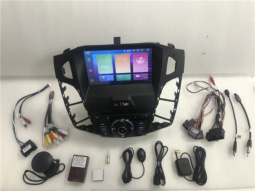 Best Android 9.0 Car DVD Auto Radio For Focus 2011-2017 GPS Navigation FM RDS WIFI Multimedia Audio Video Stereo 4+32GB Gift Camera 16