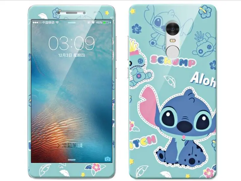 xiaomi redmi note 4 Case 360 Degree Protective TPU Cover+Color integrated tempered glass For #3088 |