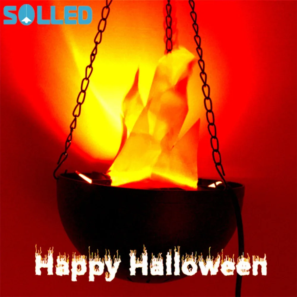 Solled Funny Creative Led Flame Lamp With Artificial Fake Fire