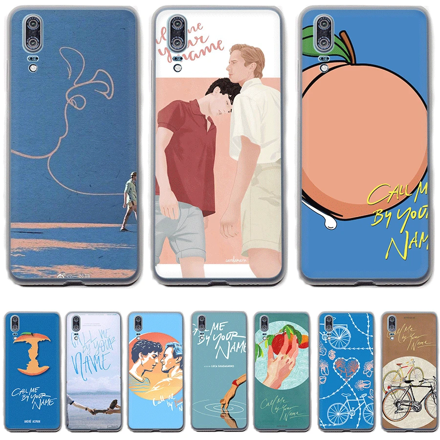 Чехол для телефона с надписью Call Me By Your Name Poster Huawei P8 P9 P10 P20 P30 Lite Pro P Smart мягкие чехлы