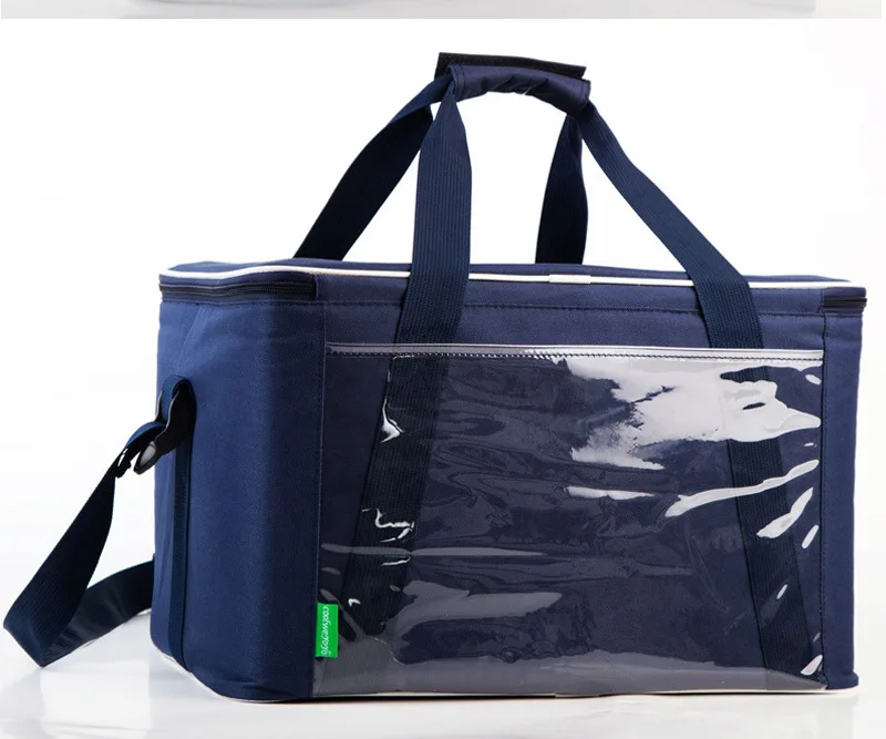 ZYJ Outdoor Cans Picnic Cooler Bag Takeout Warmer Food Thermal Car Ice Insulation Storage Shoulder Lunch Tote Box Cool Bag Pack (15)