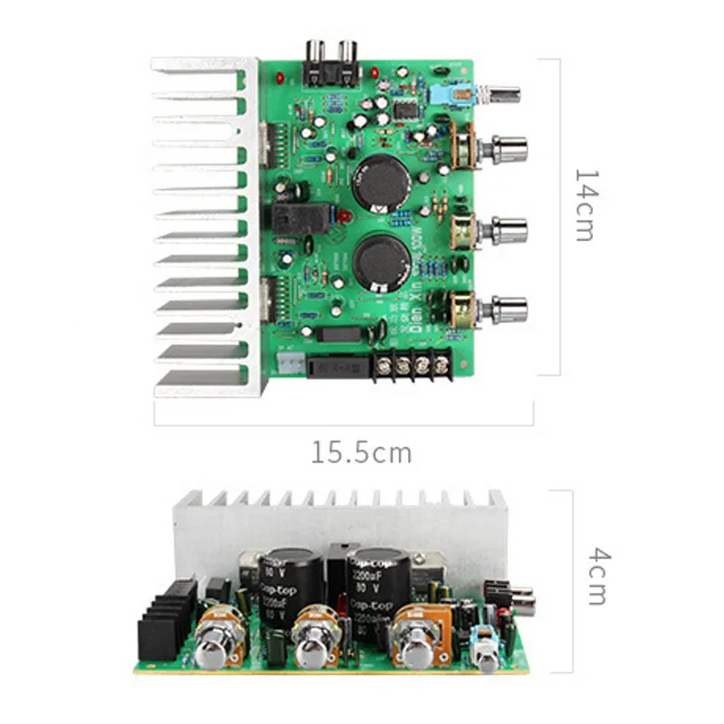 TDA7294 Φ 100w x 2 HIFI 0 стерео аудио усилитель мощности плата RCA тональная для DIY
