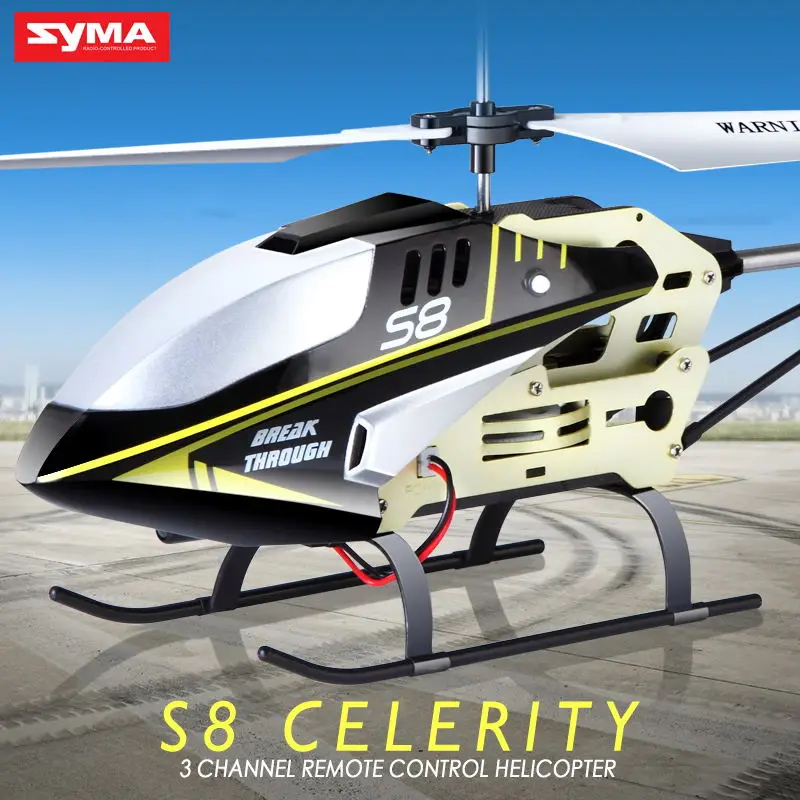 SYMA S8 RC Helicopter Aircraft Controller Drone 3.7V 150mAh 3.5CH Gyroscope Helicopter Remote Control Toys For Children SYMA S8 RC Helicopter Aircraft Controller Drone 3.7V 150mAh 3.5CH Gyroscope Helicopter Remote Control Toys For Children