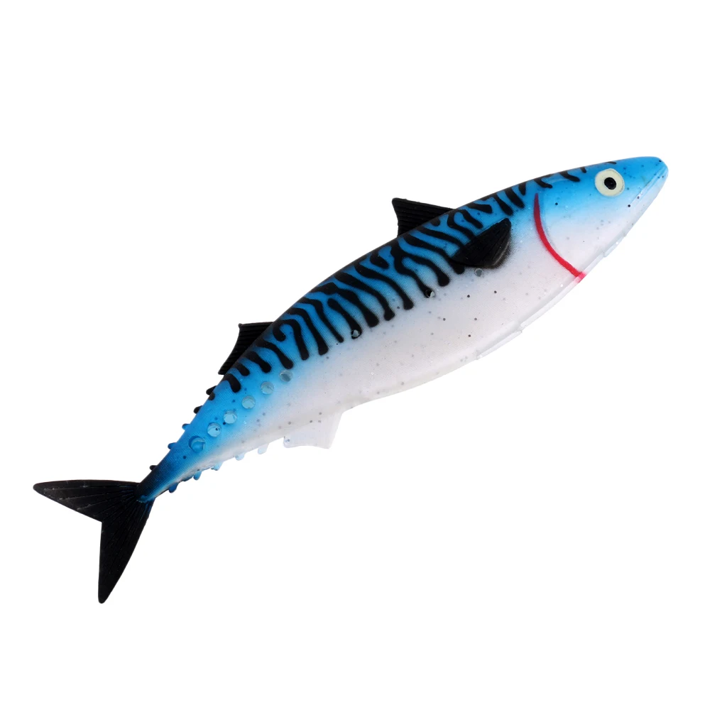 PVC Life-like Soft Baits Simulate Hollow Fish Lure Big Size Deep Sea Fishing Lures 29cm Big Size Game Lure