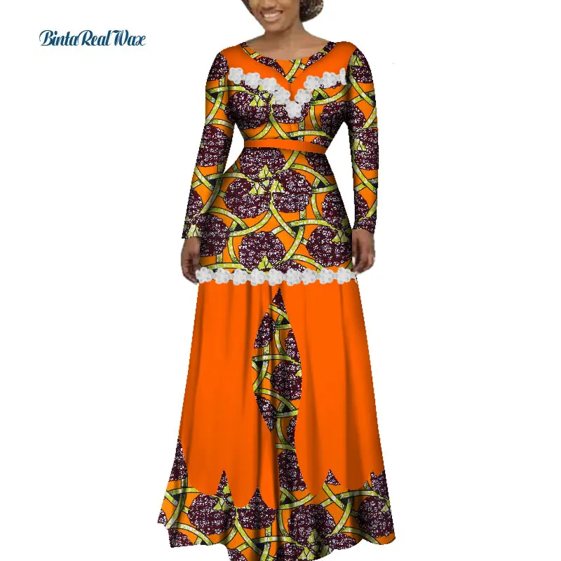 Bazin Riche, Женская африканская одежда, Цветочная аппликация, длинное платье, вечерние платья, Дашики, африканские платья с принтом для женщин, WY3541