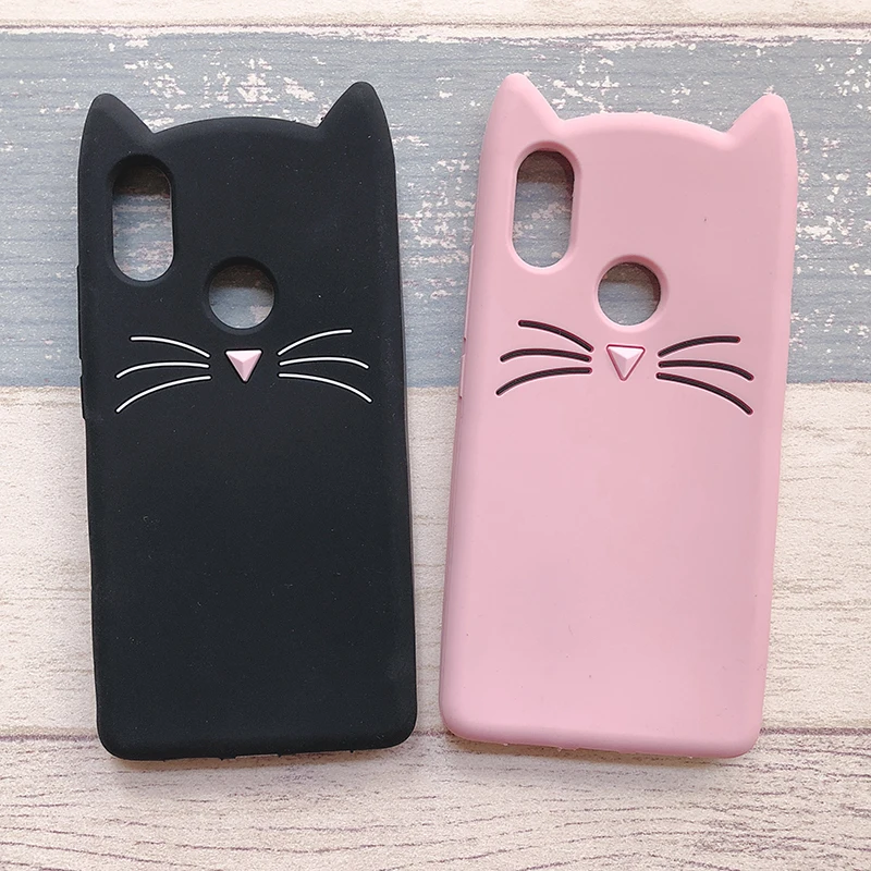 

Redmi Note 5 pro Cases 3D Cute Beard Cat Cases for Xiaomi Redmi 5 6 4A Note 5A 4X 3 4 Silicone Soft TPU Glitter back Cover Coque