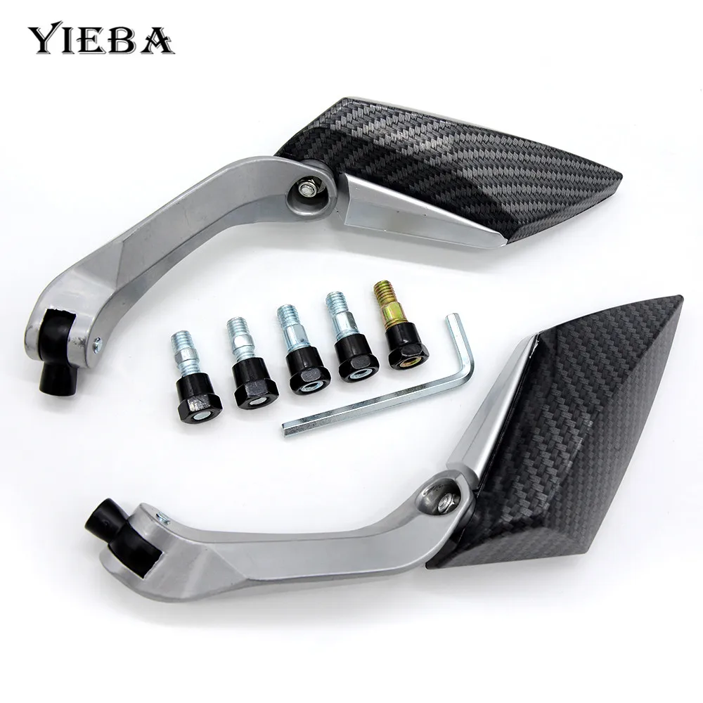 Motocross Back Side Mirror ATV Moto Dirt Pit Bike Motorbike Rearview Mirrors for Kawansaki Versy-x300 KLR650 125 250TR YAMAHA