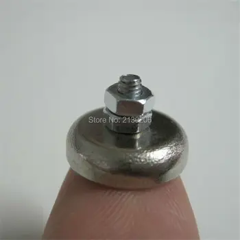 

10PCS D16mm strong neodymium magnetic base A3 steel wrapped with thread cup, LED magnet cylinder fasteners