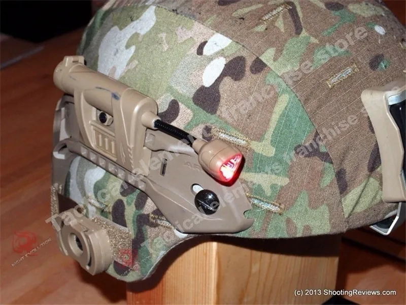 Evolução Noite Farol Cobrar Mpls Capacete Lanterna Iluminação Verde Vermelho Branco ir Laser Caça Militar Tático Luz 27 Cheap Luzes de armas