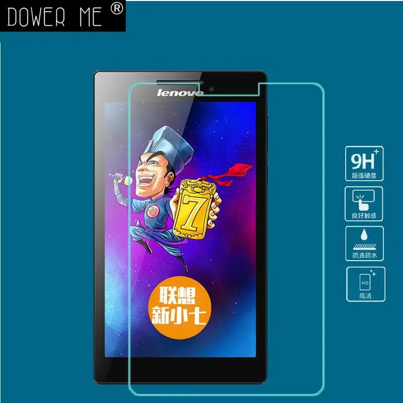 Защитное покрытие 9h из закаленного стекла для экрана пленка Lenovo Tab 2 a7-30 a7-30tc hc +