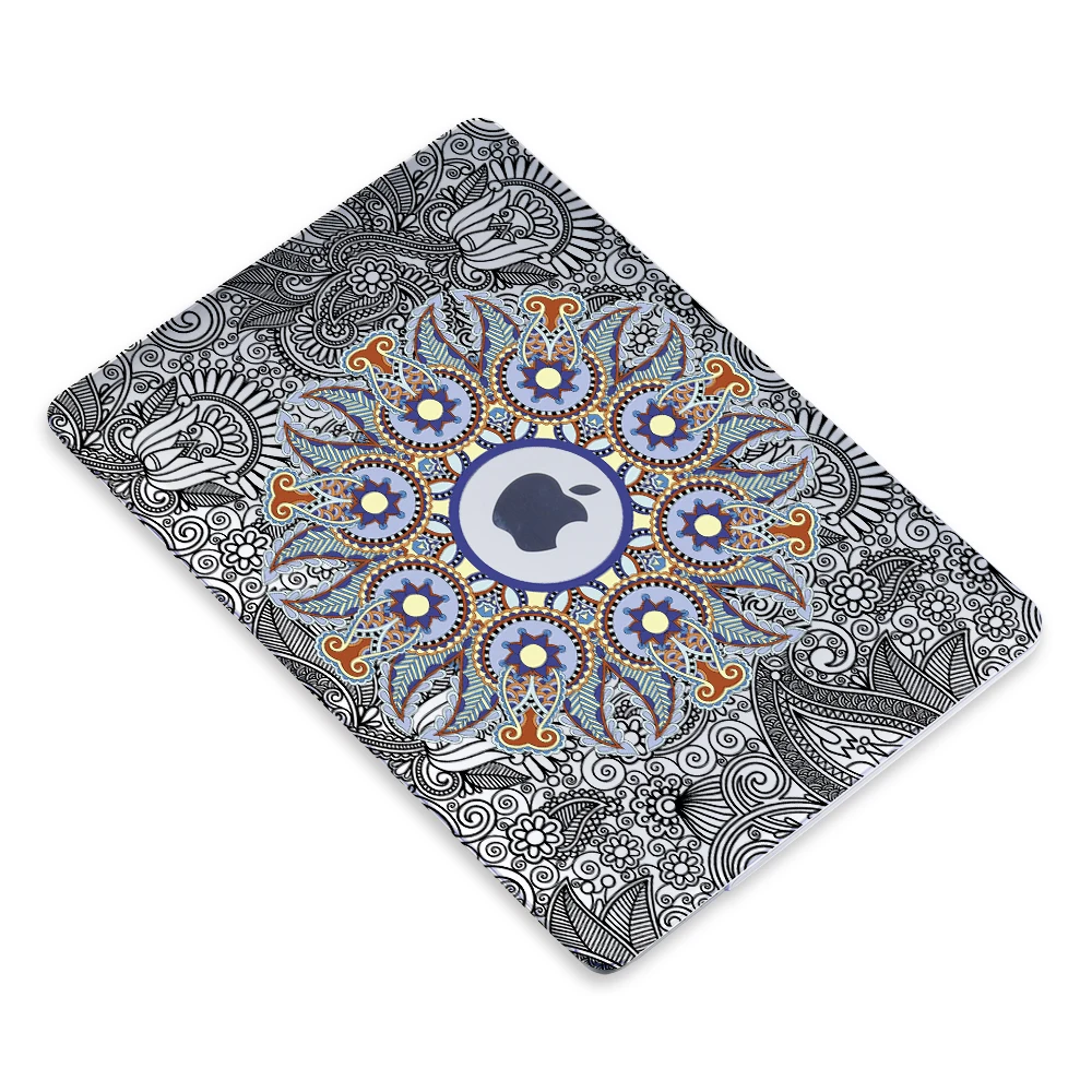 Dla Macbook A1932 Nowy Air 11 12 13 Case Mandala Kwiaty Koronki