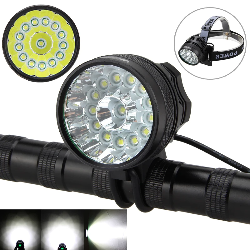 Sale Rechargeale 30000LM 14x XM-L T6 LED Bicycle Bike Lights Head Light Torch Lamp +6*18650 Battery + Headband 10 Sale Rechargeale 30000LM 14x XM-L T6 LED Bicycle Bike Lights Head Light Torch Lamp +6*18650 Battery + Headband 10