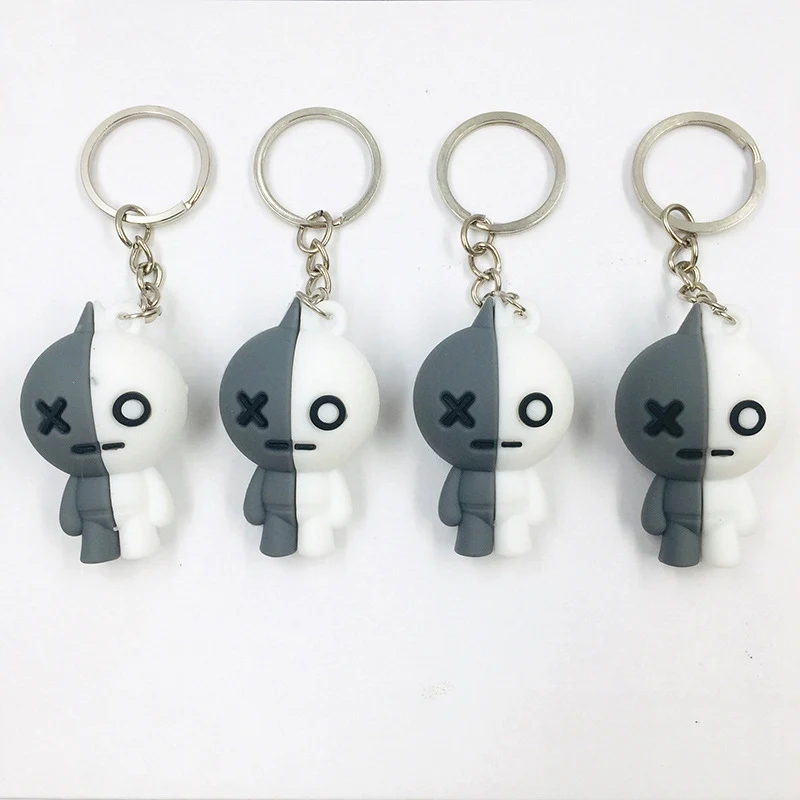 10pcs/lot Fashion Jewelry Girl women Female cute doll Car Keychain Creative DIY Accessories Key Chains Bags Pendant party gifts