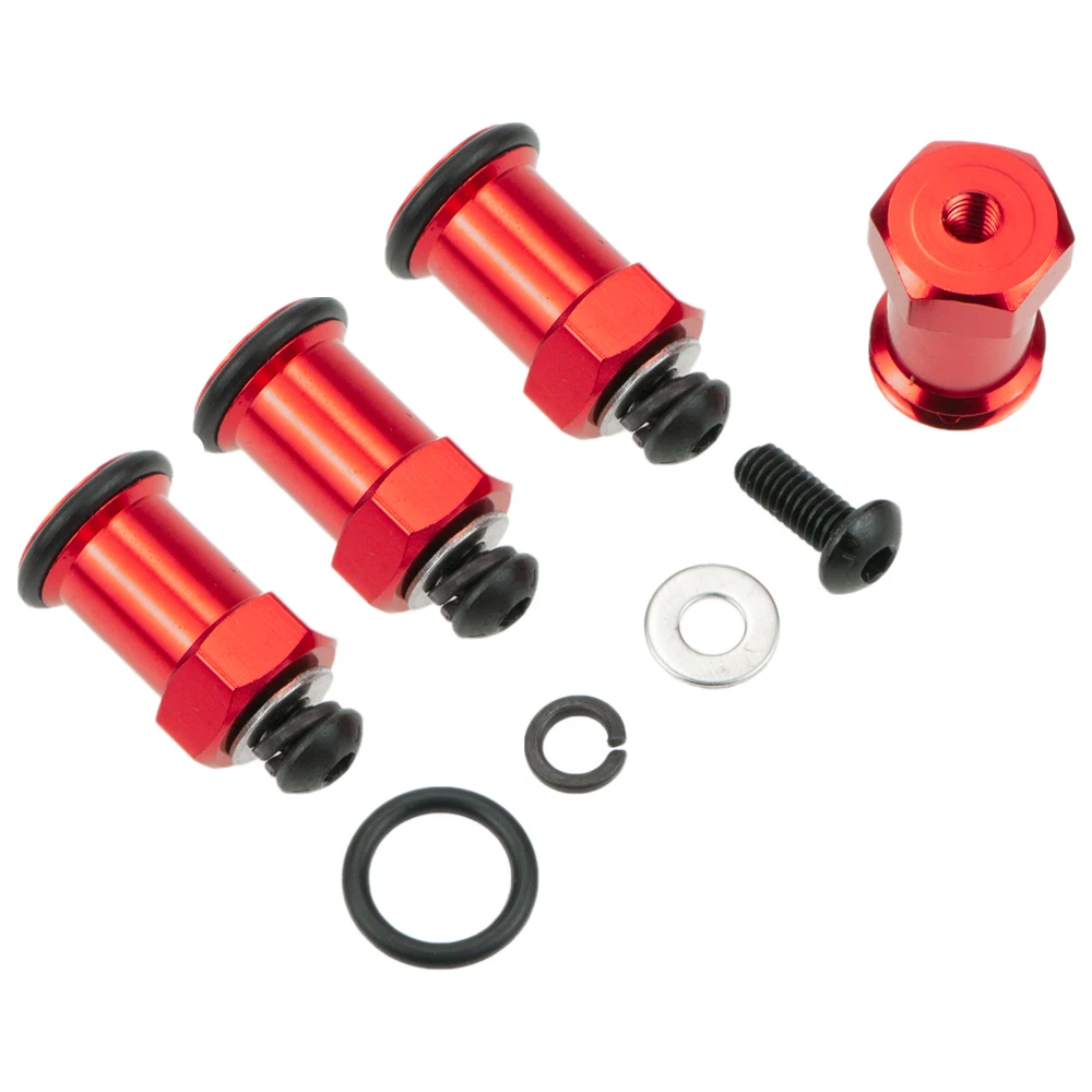 

4PCS 12mm Wheel Hex Hub 20mm Extended Drive Adapter 1/10 RC Crawler Car Hop-up Alloy for 1/10 Axial SCX10 Wraith