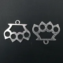 

WKOUD 10pcs Silver Color Creative Hollow Irregular Geometry Retro Necklace Bracelet DIY Metal Jewelry Alloy Pendants A1697