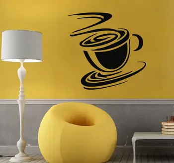 

Wall Decals Vinyl Decal Sticker Art Mural Kitchen Decor Tea Mug Coffee Cup