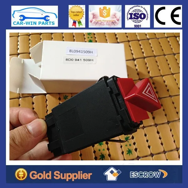 

8D0941509H 8D0 941 509H 8D0 941 509 H hazard warning light switch flasher relay for Audi A4 B5