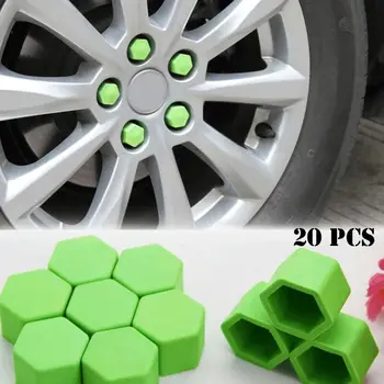 

20Pcs Vehicle Auto Car Wheel Nut Bolt Cover Cap 17mm For SKODA Fabia Octavia Superb Rapid Spaceback Superb Rapid Yeti