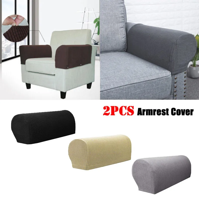 2pcs New Furniture Armrest Covers Sofa Couch Chair Arm Protectors