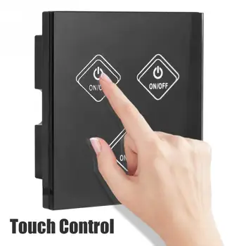 

3 Way Smart Wireless Touch Switch Panel Support for ALEXA Google home AC90-250V Wireless Touch Smart Switch Electronic Switch