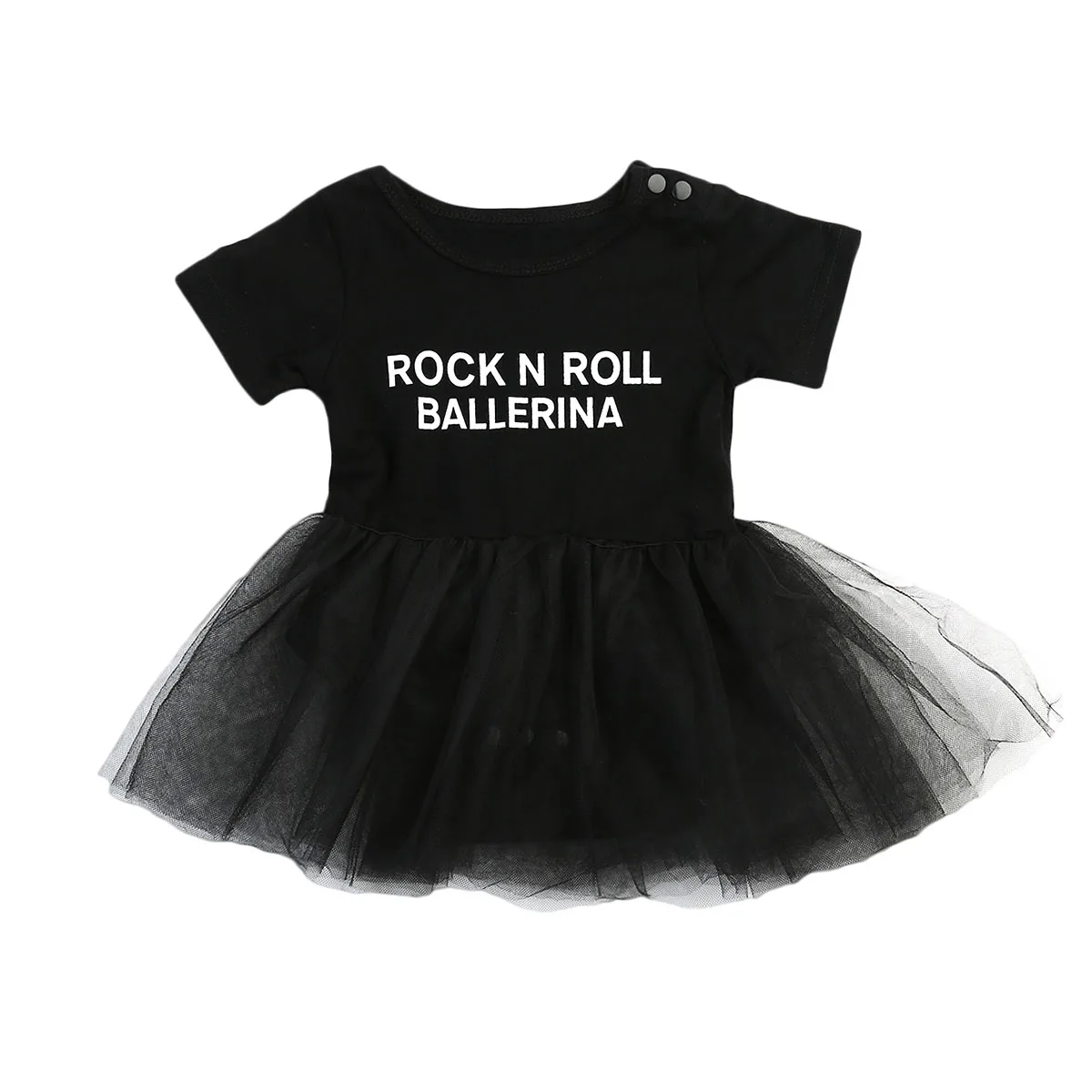 Pudcoco di Modo Rock N Roll Del Bambino Delle Ragazze Della Stampa Della  Lettera Vestito Soffio Infantile Bambini Della Ragazza di Tulle Abiti  Sveglio di Balletto Abbigliamento Joli fille|baby girl tulle dress|girls