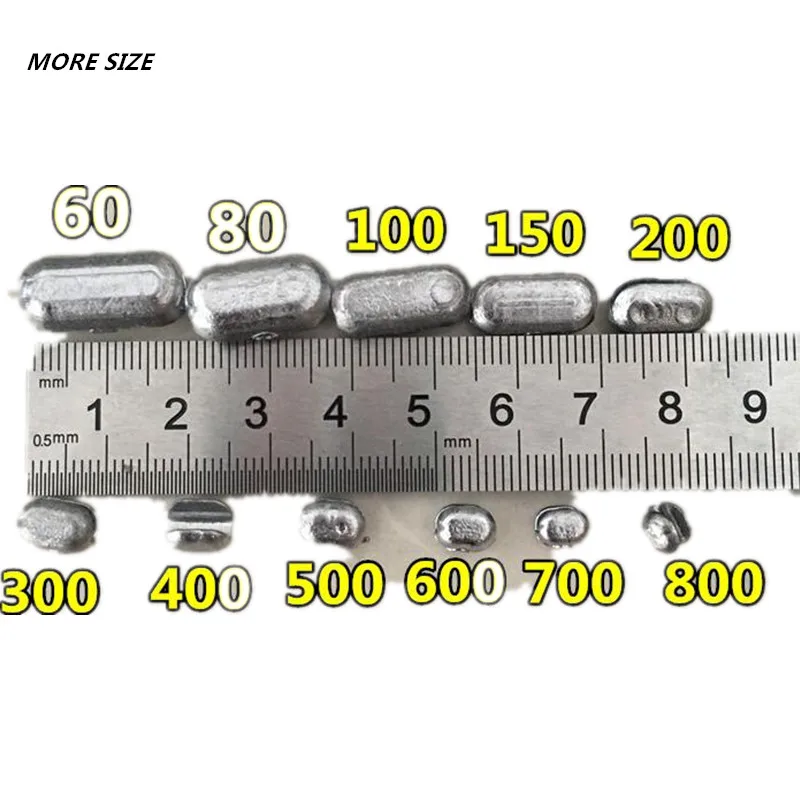 12 размеров свинцовая подвеска свинцовая осень для рыболовной сети сетка для жабры сетевая грузила для сетки арахис свинцовая подвеска свинцовая YW-229