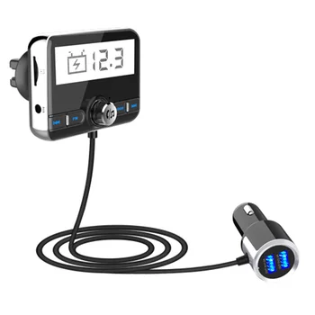 

Bluetooth FM transmitter wireless car FM modulator car MP3 player hands-free Bluetooth car charger with LCD display