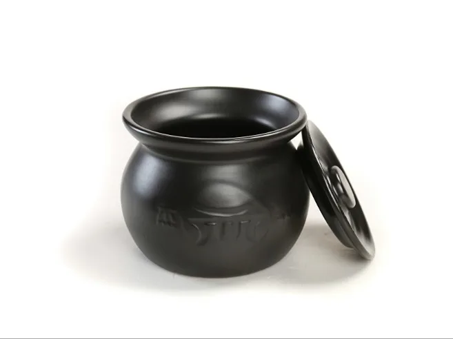 

280ml Ceramic Mini Casserole Slow cooker High temperature resistant soup pot crock 10.5x7.8cm