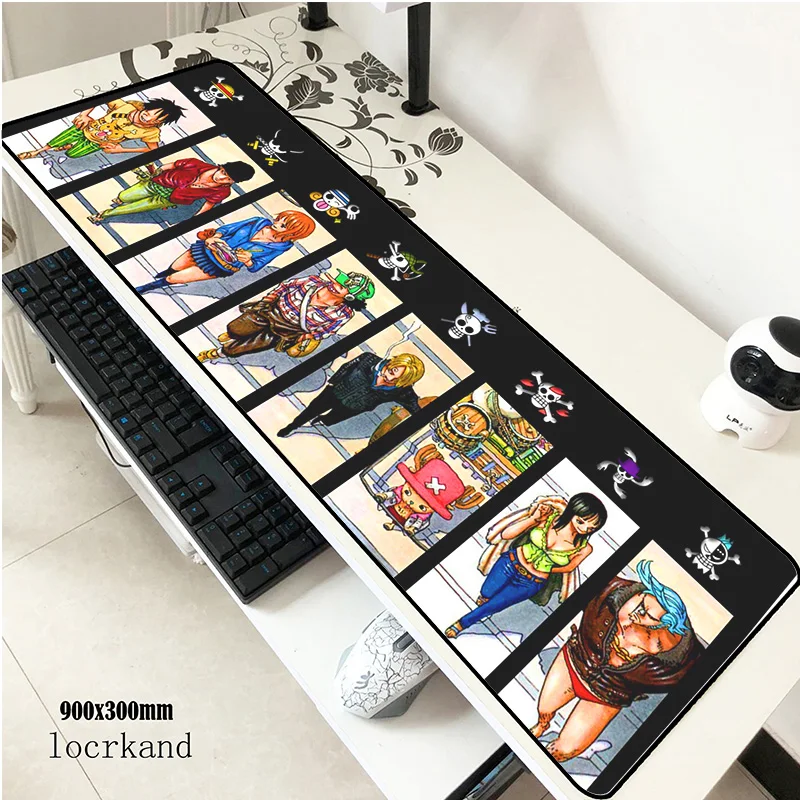 One Piece mouse pads 900x300x3mm pad to mouse Usopp notbook computer