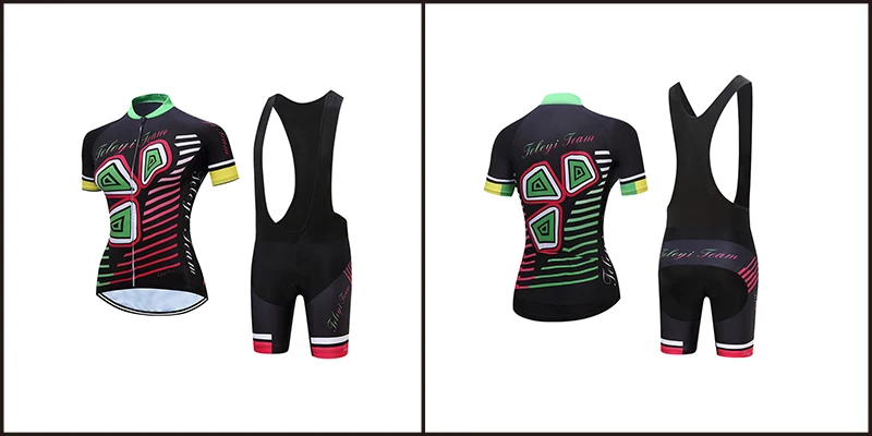Летняя футболка с коротким рукавом для велоспорта, гелевая подкладка, нагрудник, шорты, комплекты для женщин, одежда для велоспорта, женская одежда для гонок, велосипедная одежда, комплекты для велоспорта