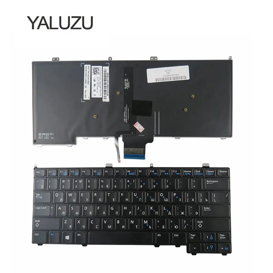 Русская клавиатура для ноутбука Dell E6430U E6430S 6530U 6430u-100TB с подсветкой черная