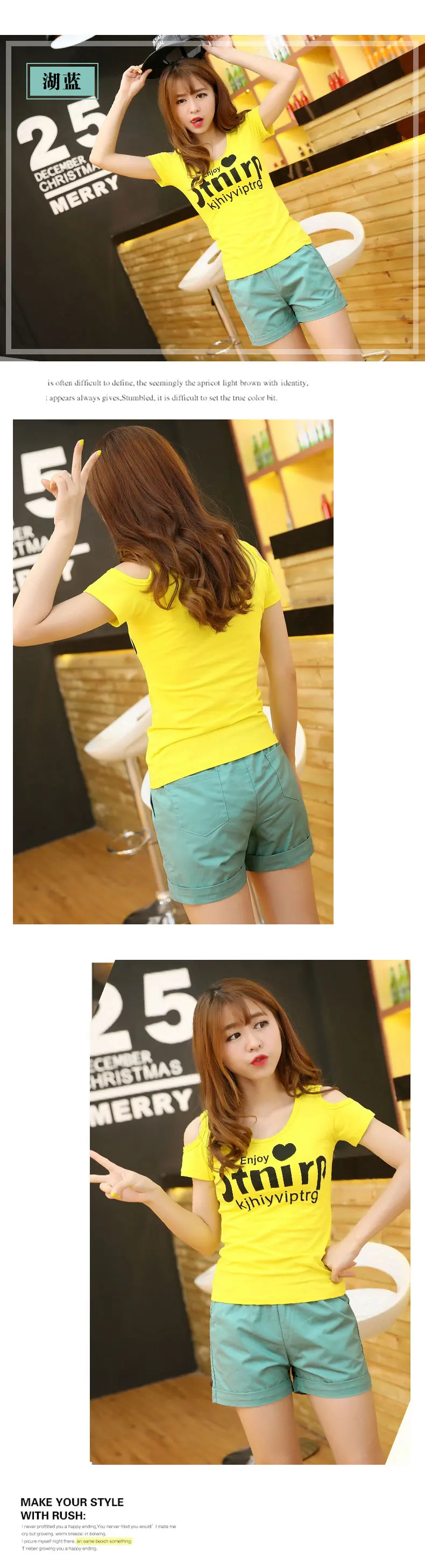 2017 special summer new solid color shorts female summer new large candy color loose cotton casual shorts Korean hot pants tide (20)
