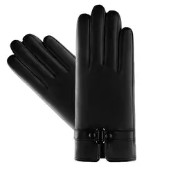S415 кожаные перчатки женские теплые хлопковые Корейская версия холодной тонкие мужские осенние и зимние велосипедные плюс бархат